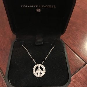 Phillips Frankel Jewelry - 14K Phillips Frankel Peace Sign Necklace Phillips Frankel Jewelry - 14K Phillips Frankel Peace Sign Necklace